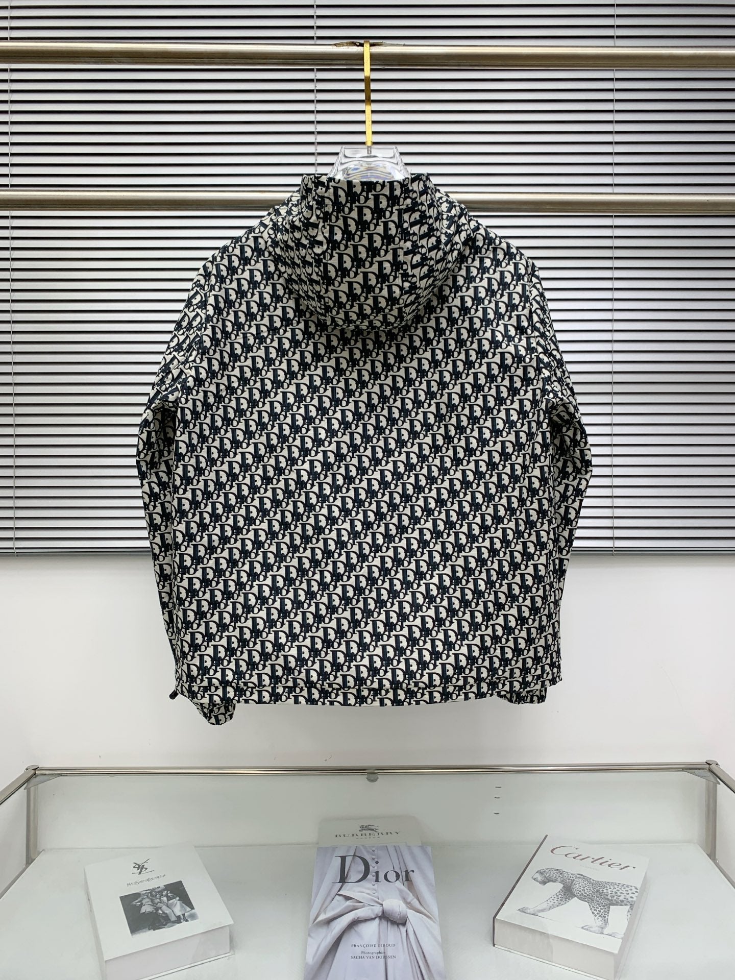 Christian Dior Jacket Size-Large unisex navy ivory