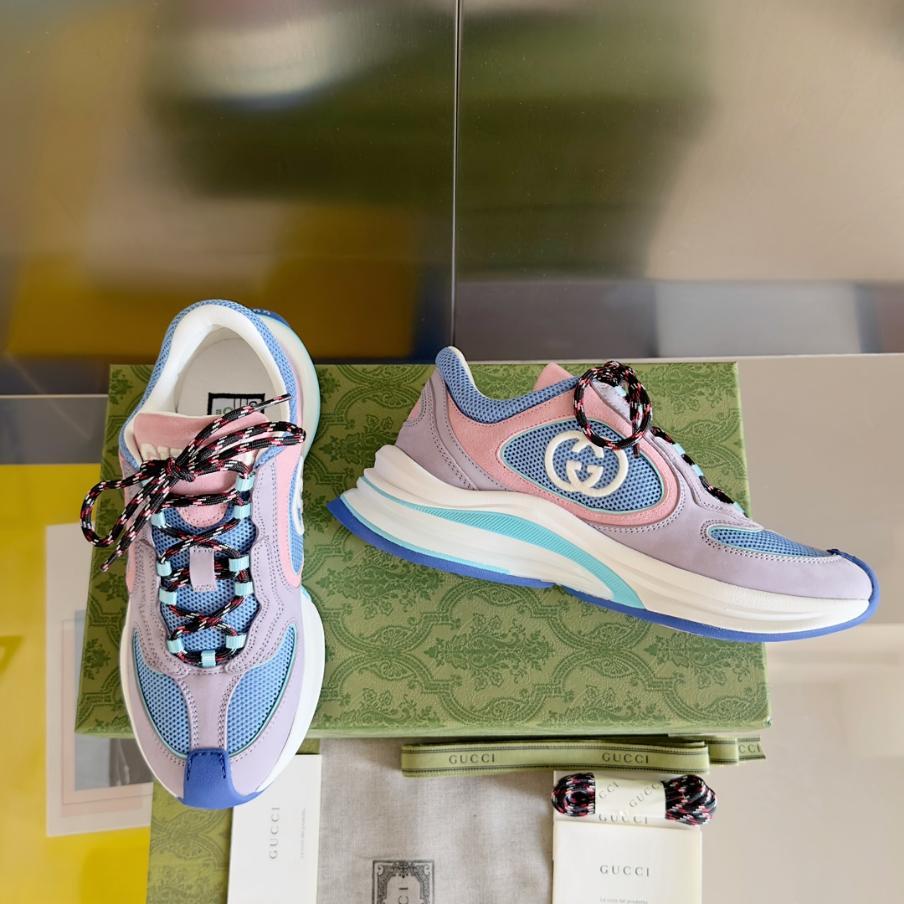 Gucci ladies trainers sneakers blue pink 41 43 tennis shoes running