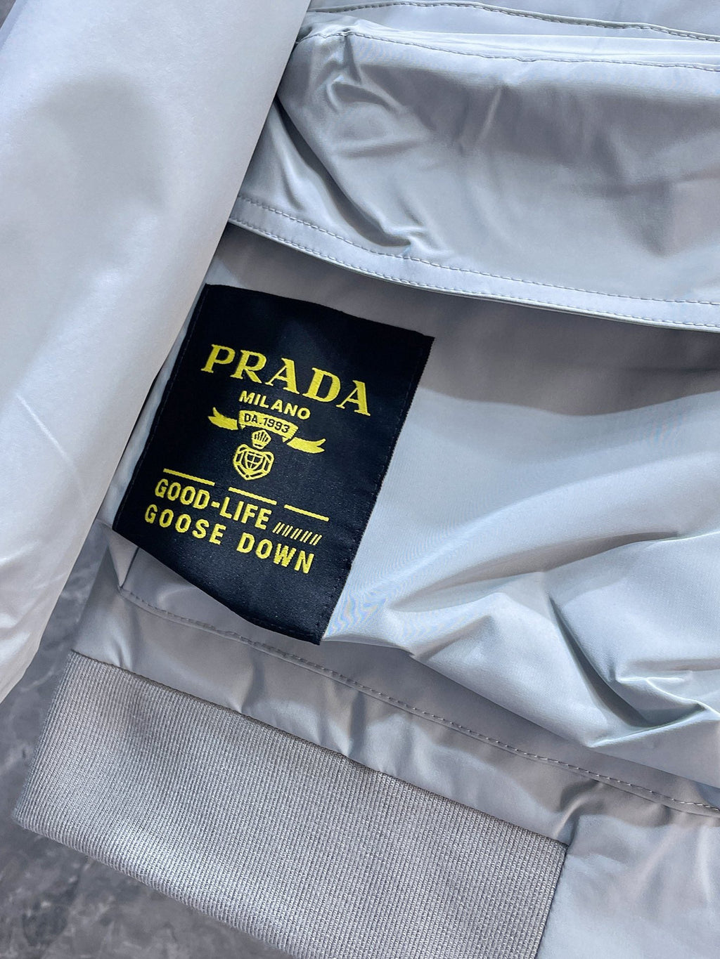 Prada Jacket unisex Men's ladies white coat logo
