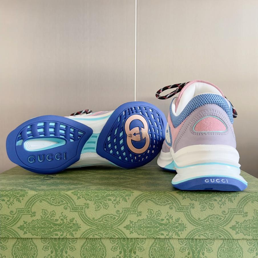 Gucci ladies trainers sneakers blue pink 41 43 tennis shoes running