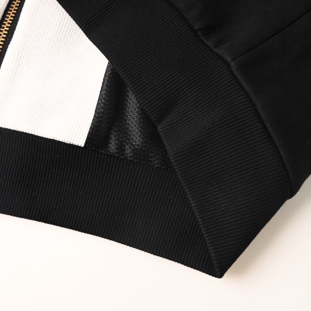 LV tracksuit jacket pants men's black white Size-XL