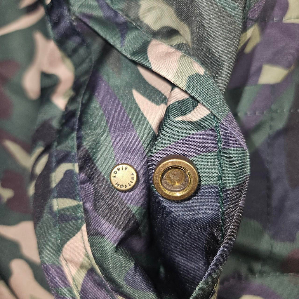 LV/Louis Vuitton Camouflage Monogram Logo Reversible Jacket Men's MED