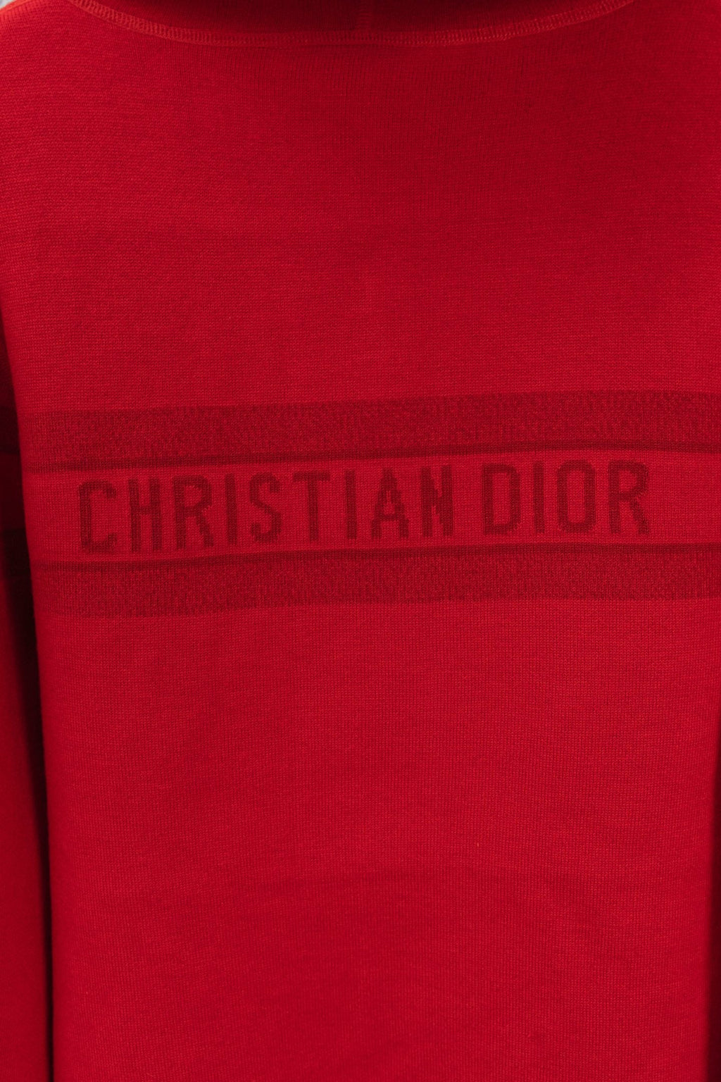 Red Reversible Christian Dior logo zip up hoodie Unisex L men's