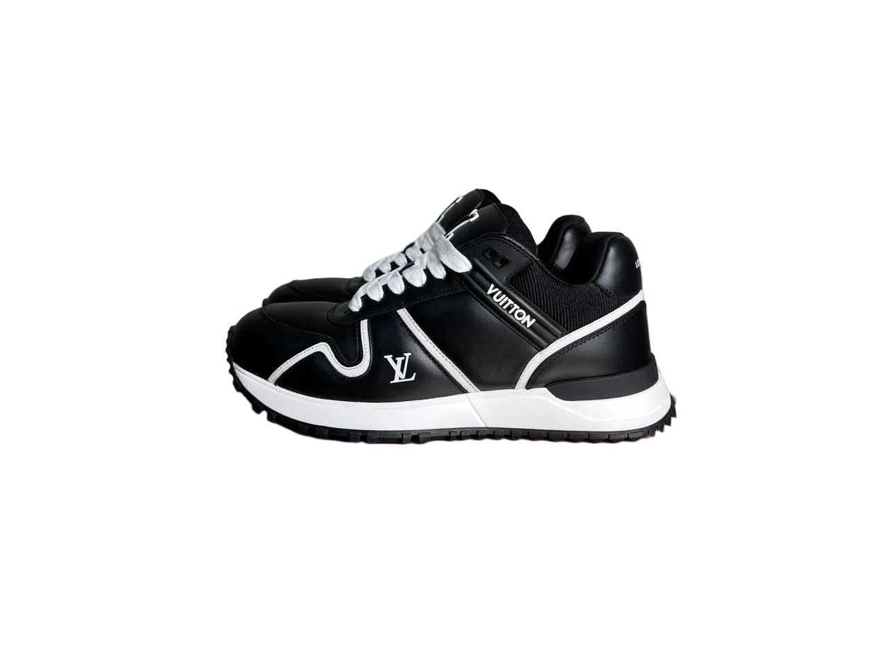 LV Trainers sneakers Black White men's Size-45/11 shoes Louis Vuitton