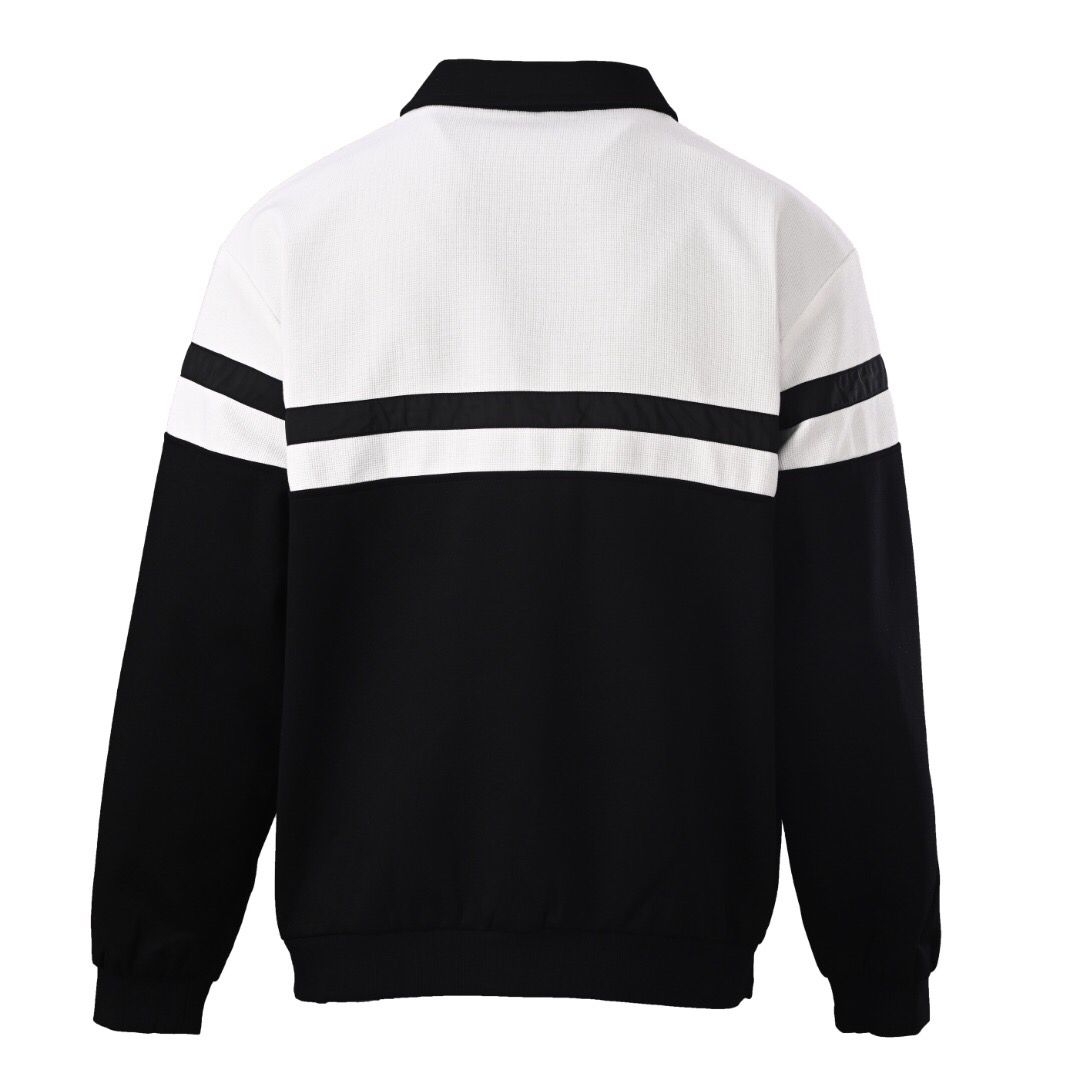 LV tracksuit jacket pants men's black white Size-XL