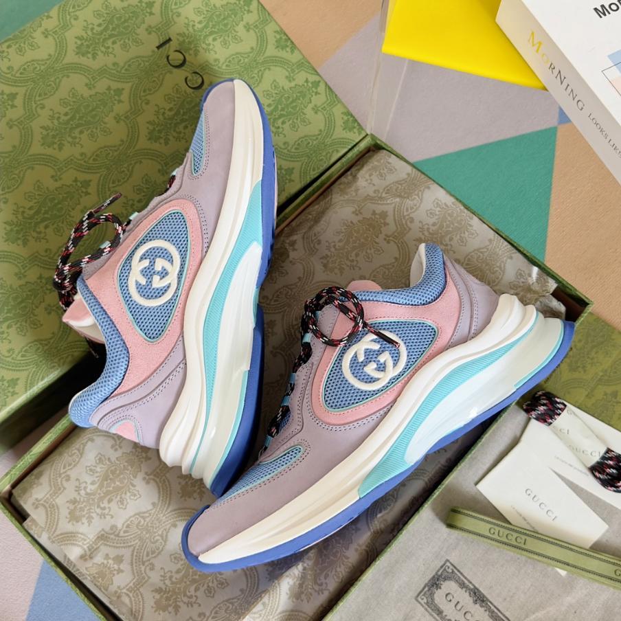 Gucci ladies trainers sneakers blue pink 41 43 tennis shoes running