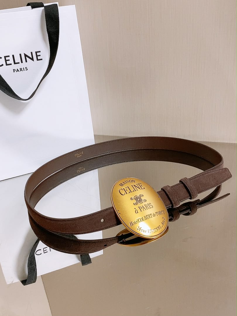 Celine Ladies Belt leather several colors