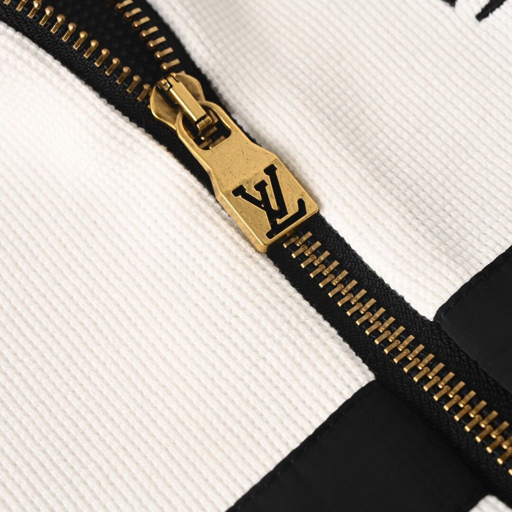 LV tracksuit jacket pants men's black white Size-XL