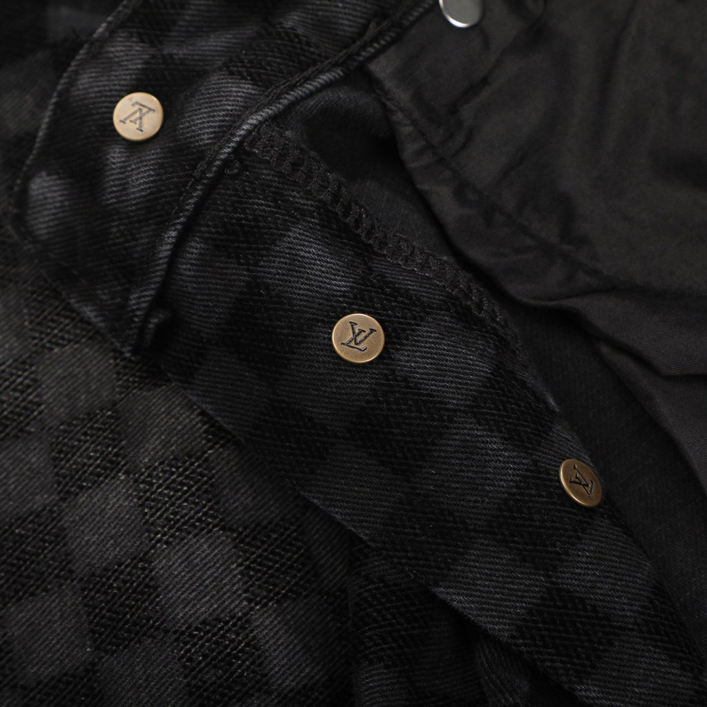 LV BLACK DENIM JEANS 34 X 32 Louis Vuitton men's Damier