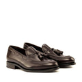 Roberto Loafers II Men's Dress Shoes Leather Que Shebley Dark Brown