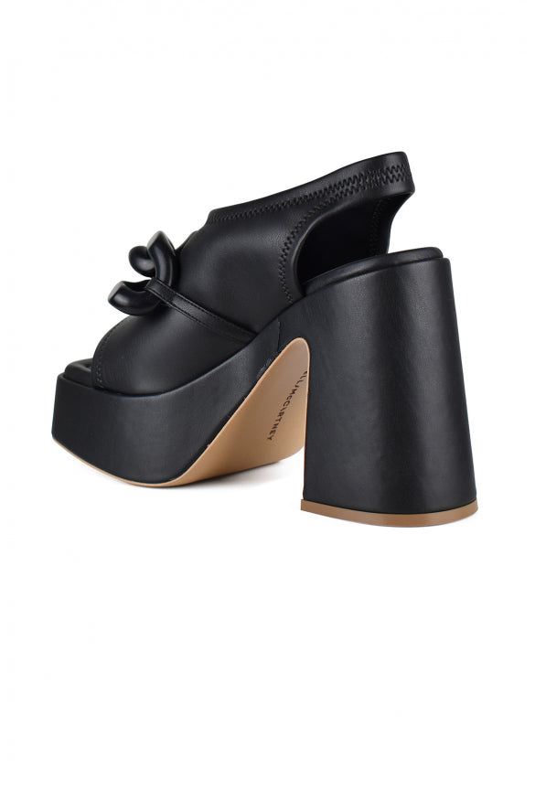 Stella Mccartney ladies Skyla Sandals platform with chain shoes sandals