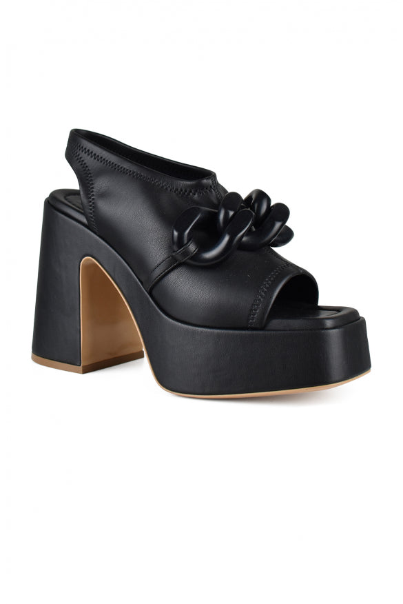 Stella Mccartney ladies Skyla Sandals platform with chain shoes sandals
