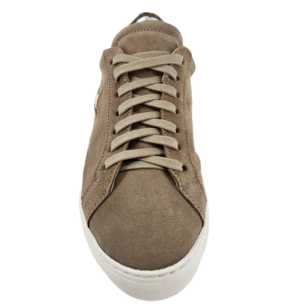 Beige Suede Sirius Star Womens Sneaker Leather Madison Maison