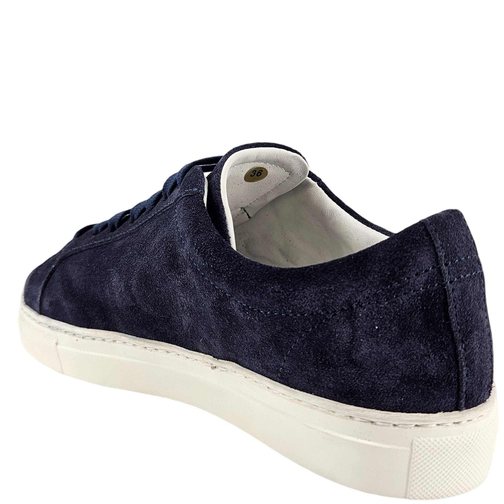 Blue Suede Sirius Star Womens Sneakers Shoes Madison Maison