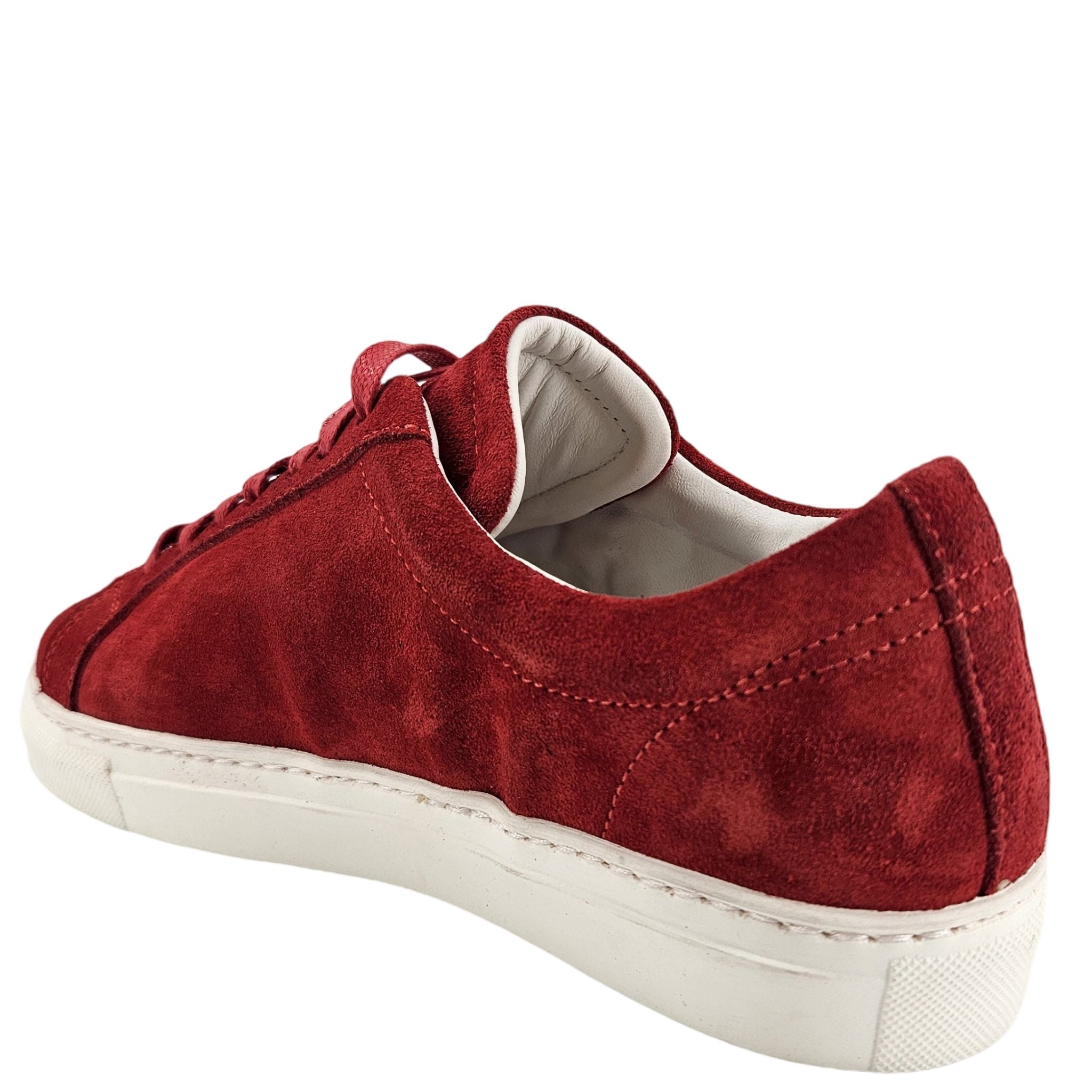 Red Suede Sirius Star Womens Sneaker tennis shoes Maison leather