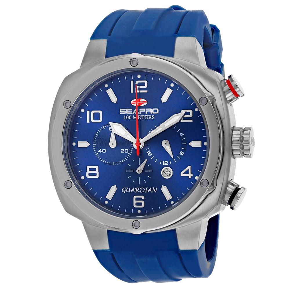 Seapro Men's Guardian watch Blue water resistant