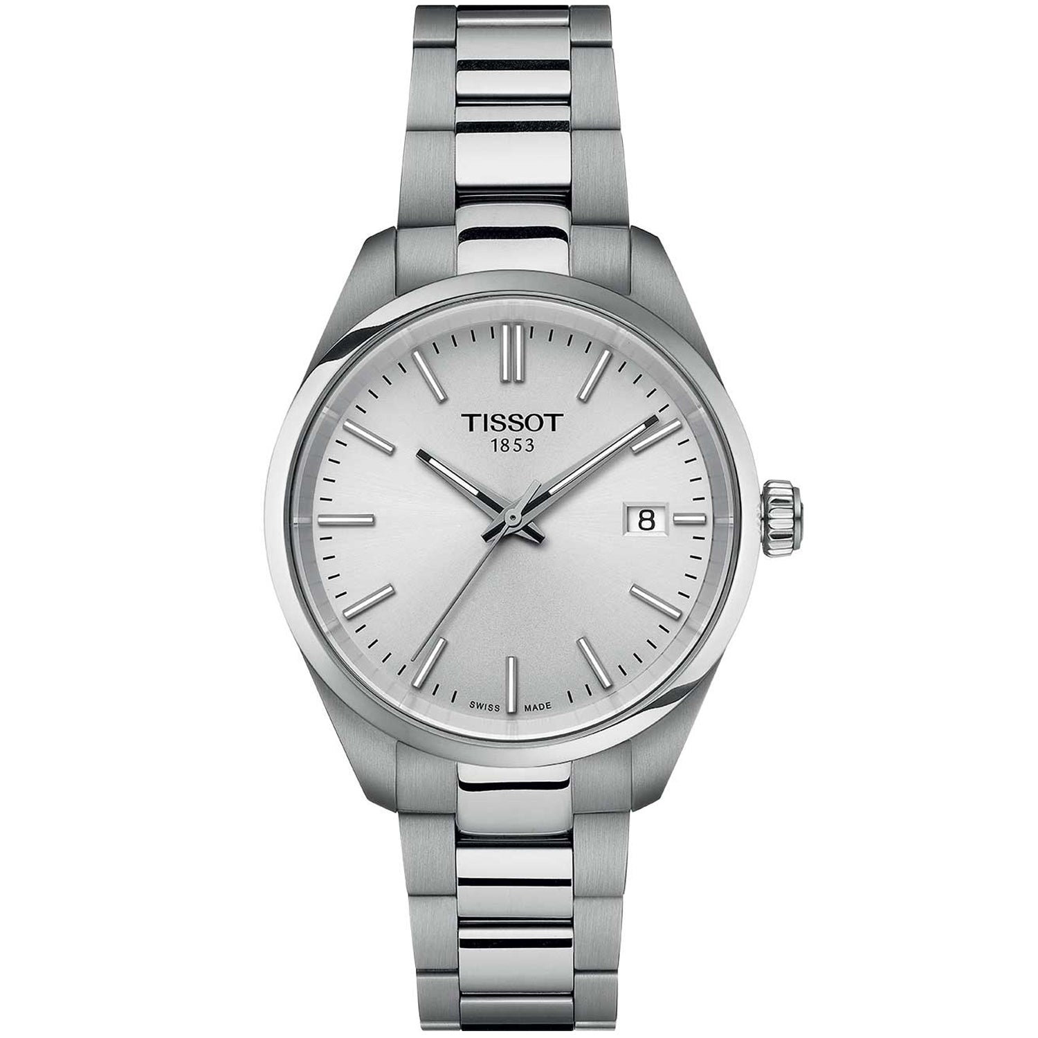 Tissot ladies PR 100 watch silver swiss water resistant
