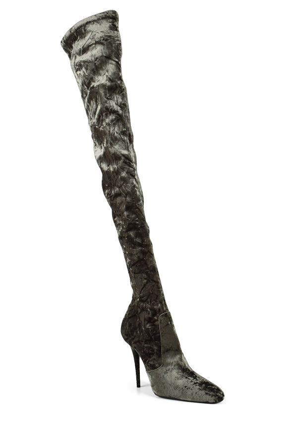 Yves Saint Laurent YSL ladies Talia Thigh-High stiletto boots heels