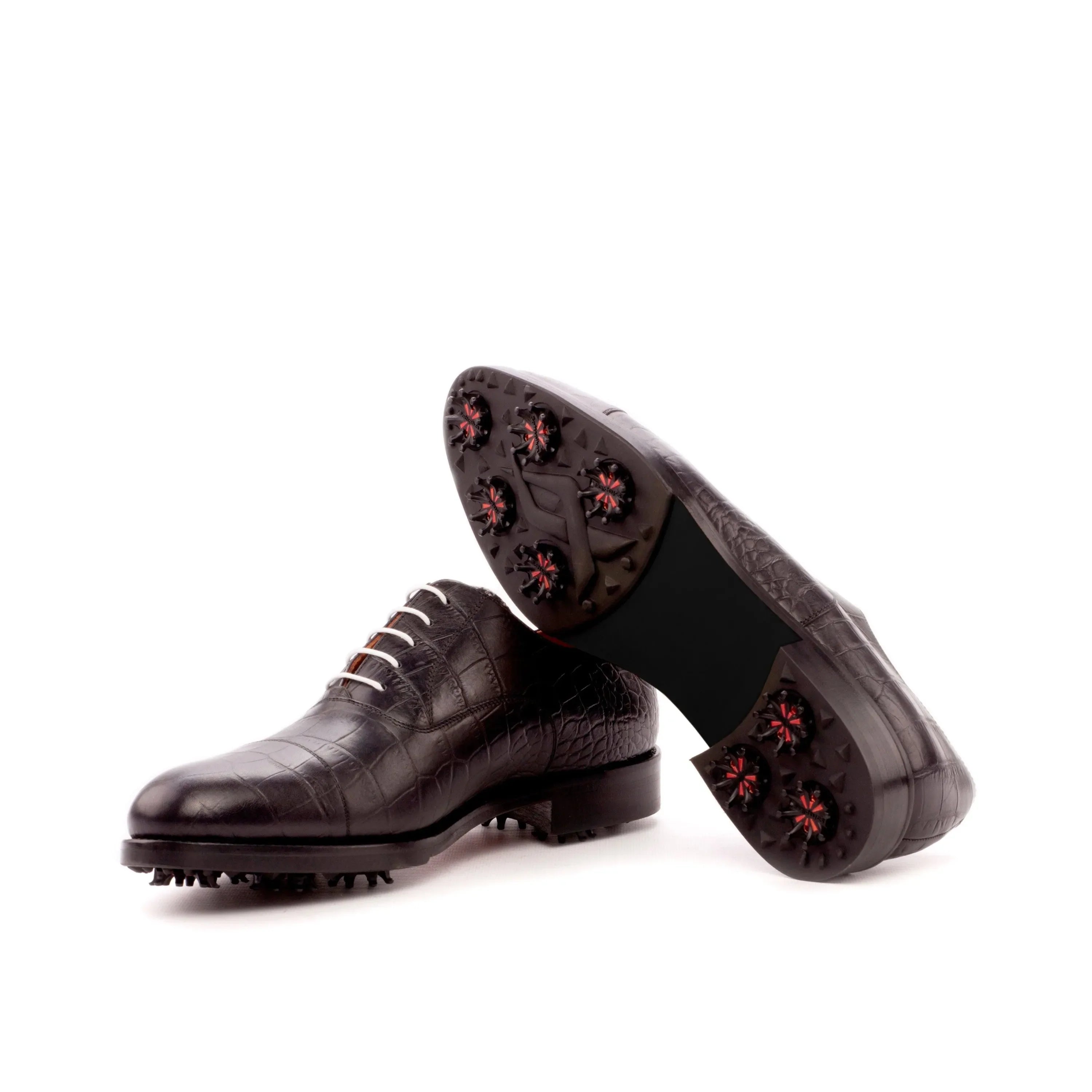 Toros saddle oxford golf shoes II men's leather black