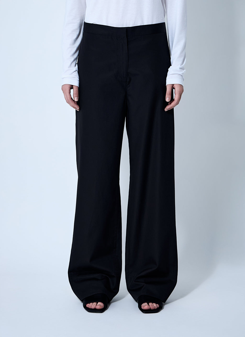 Toteme Ladies Twisted Seam Pants black slacks trousers black