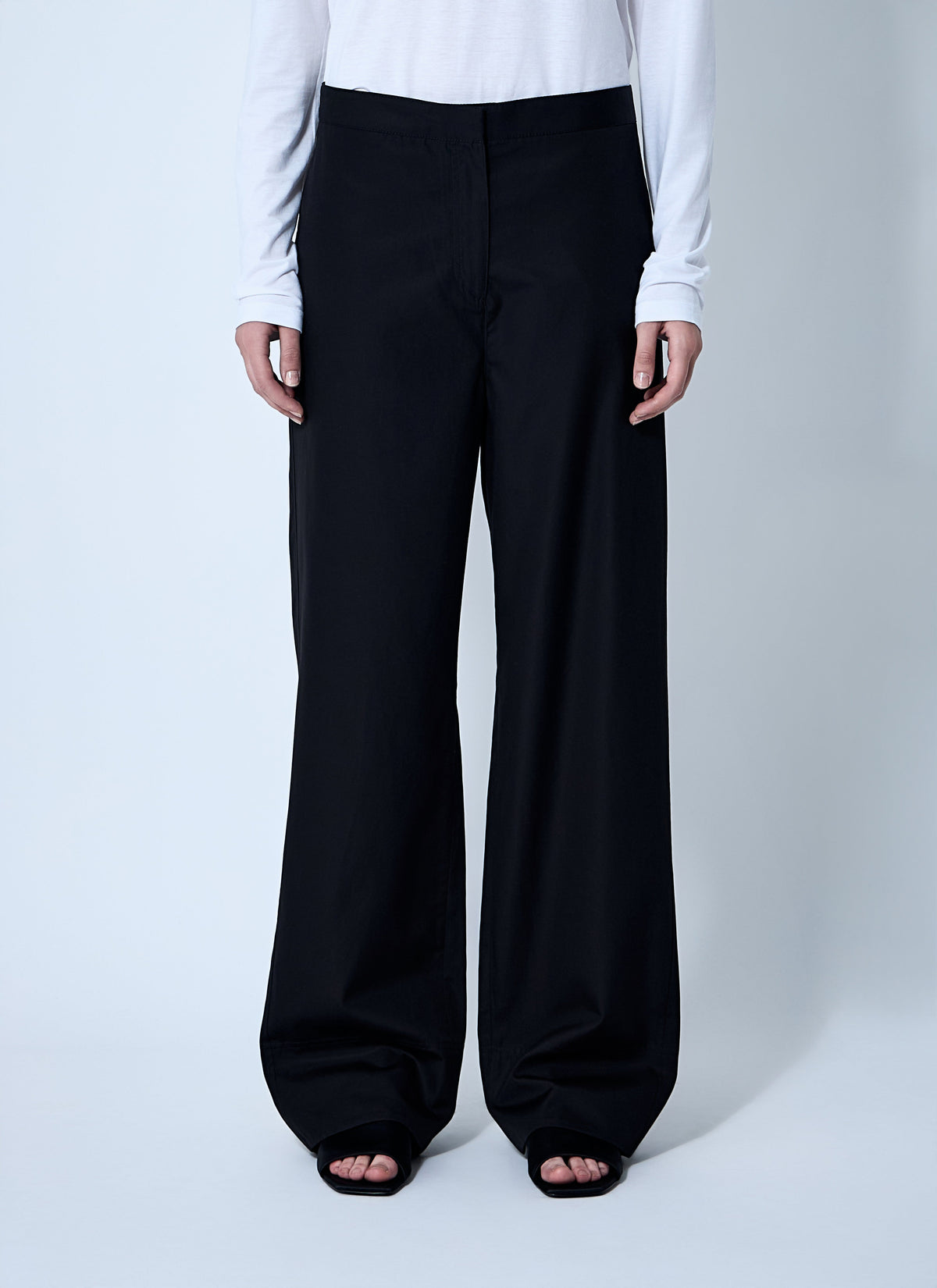 Toteme Ladies Twisted Seam Pants black slacks trousers black