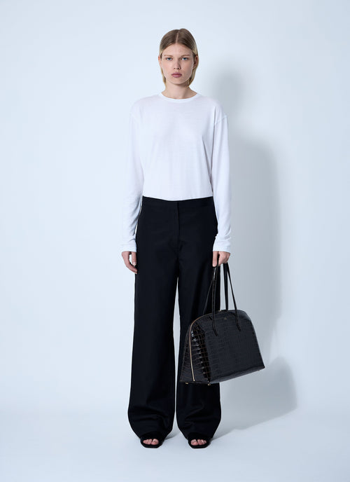 Toteme Ladies Twisted Seam Pants black slacks trousers black