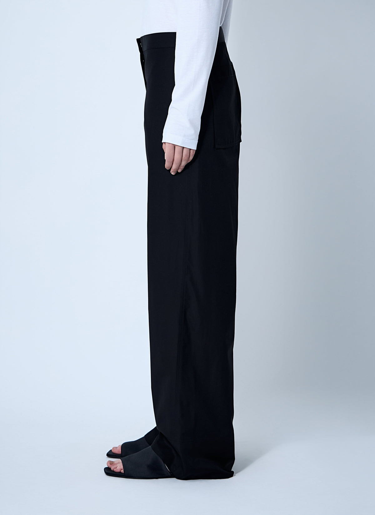 Toteme Ladies Twisted Seam Pants black slacks trousers black