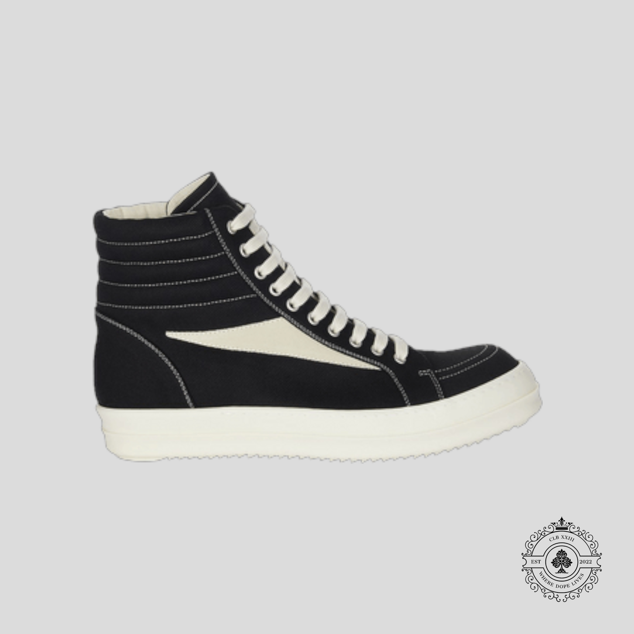 Rick Owens Porterville DRKSHDW Vintage High Black Milk (W) 38