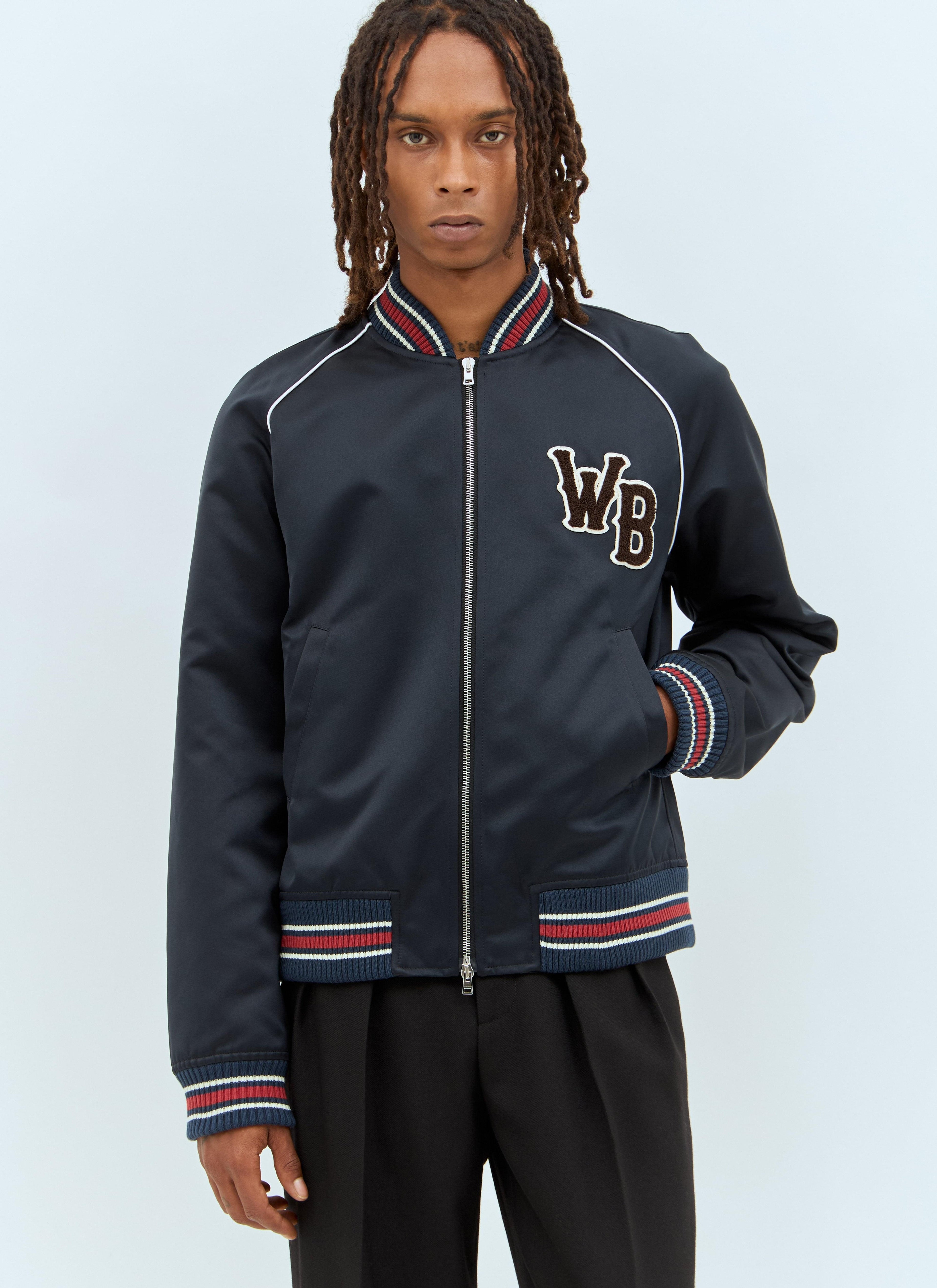 Wales Bonner Men's Marvel Bomber Jacket logo patch coat zip up