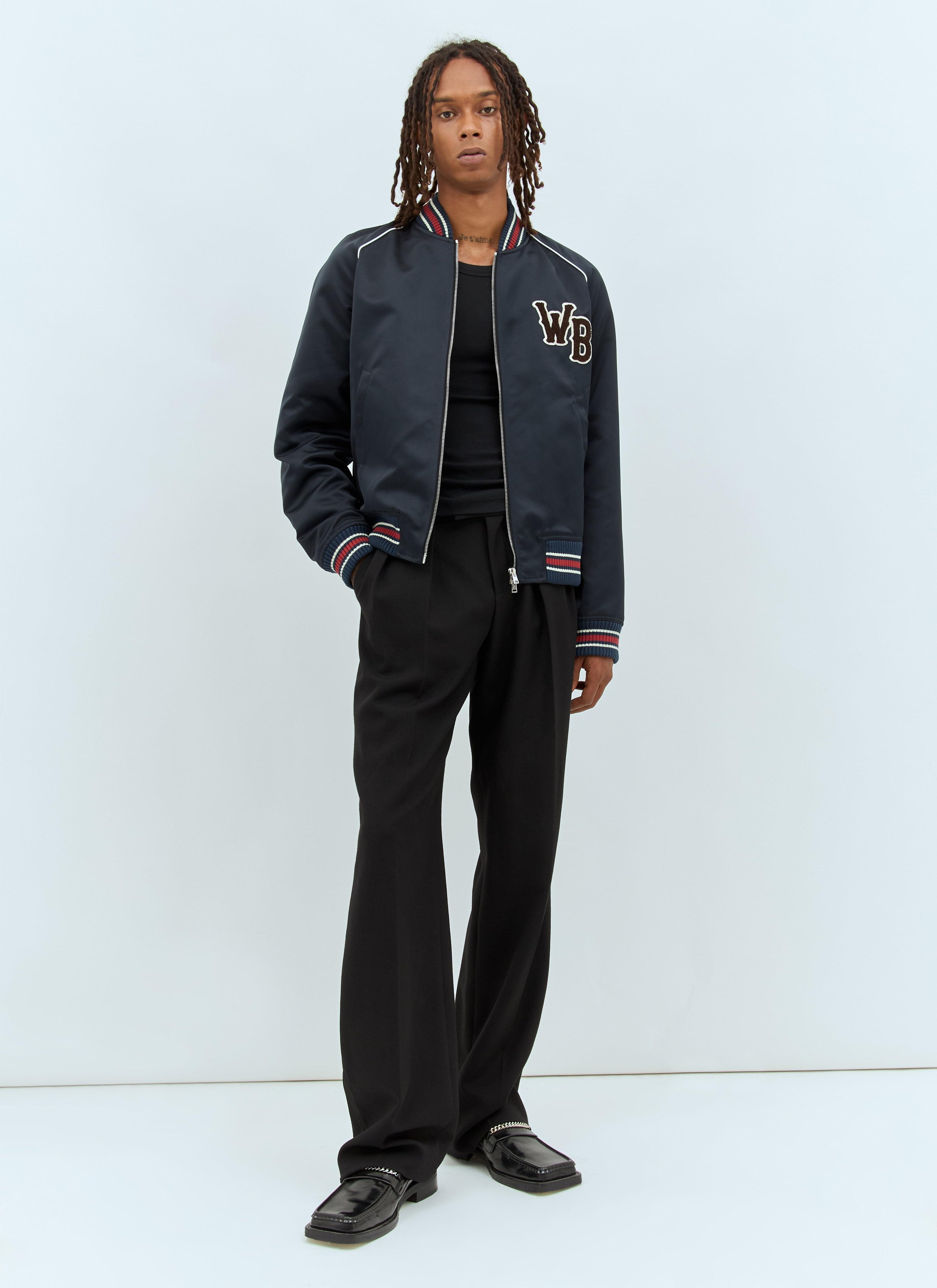 Wales Bonner Men's Marvel Bomber Jacket logo patch coat zip up