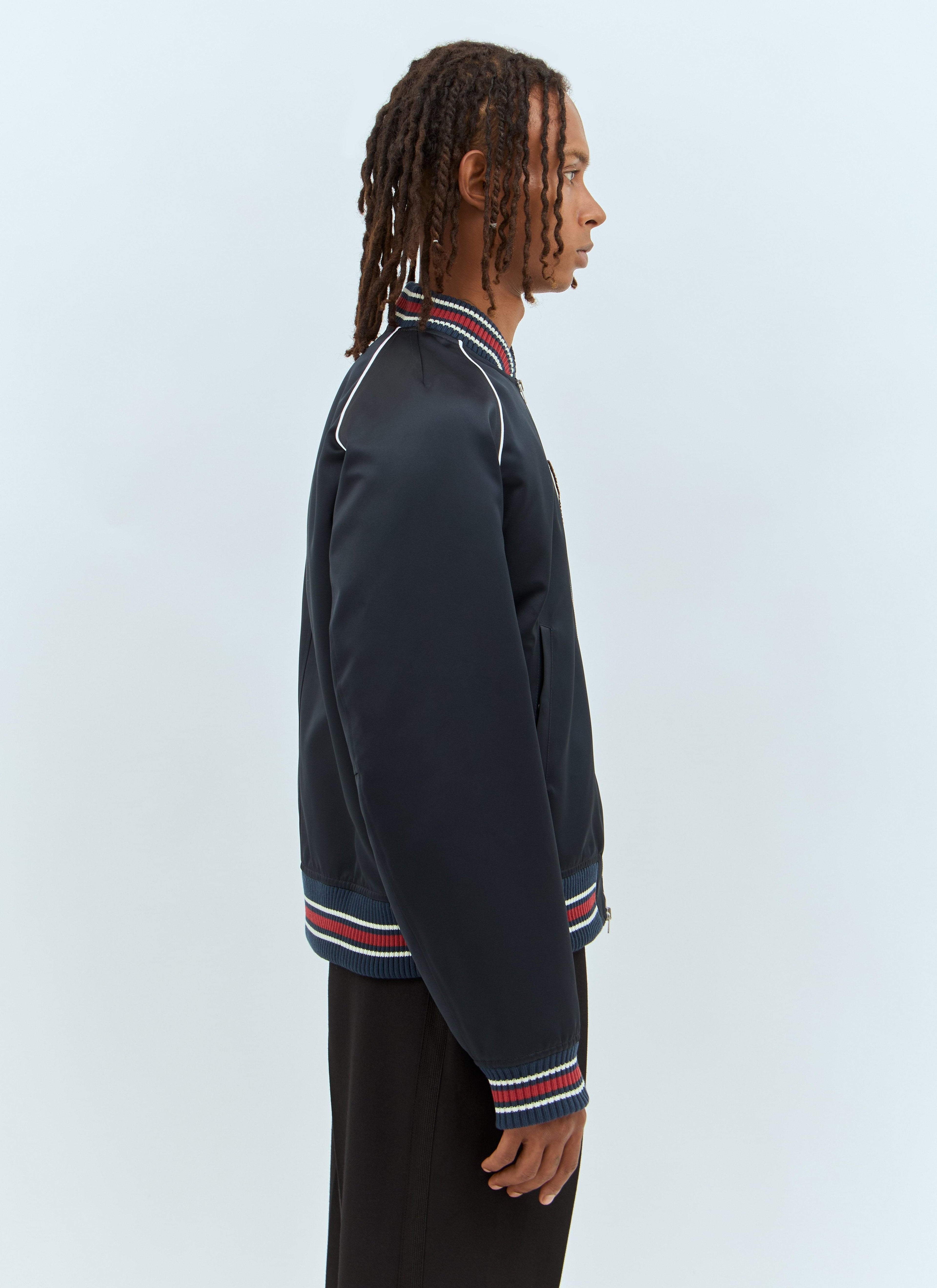 Wales Bonner Men's Marvel Bomber Jacket logo patch coat zip up