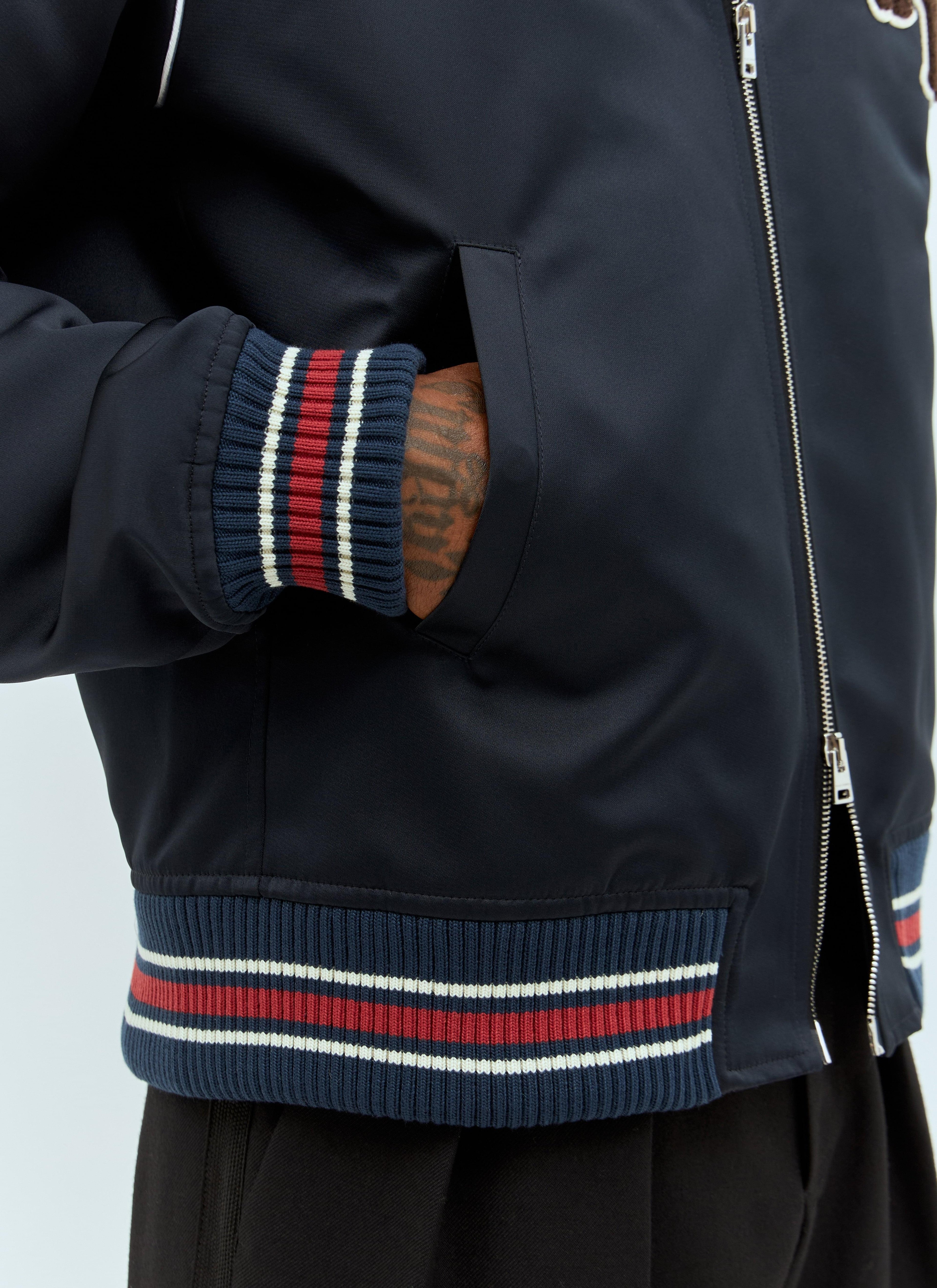 Wales Bonner Men's Marvel Bomber Jacket logo patch coat zip up