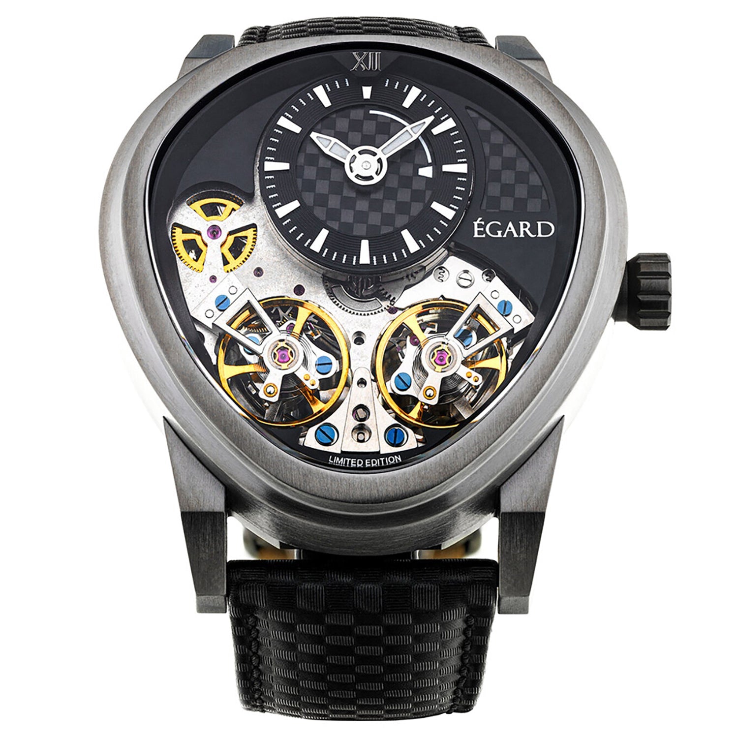 Egard Men's Quantus Carbon Beast Automatic water resistant Swiss