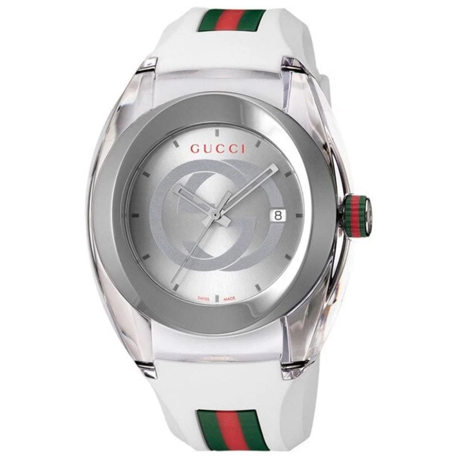 Gucci Men's Sync watch silver white