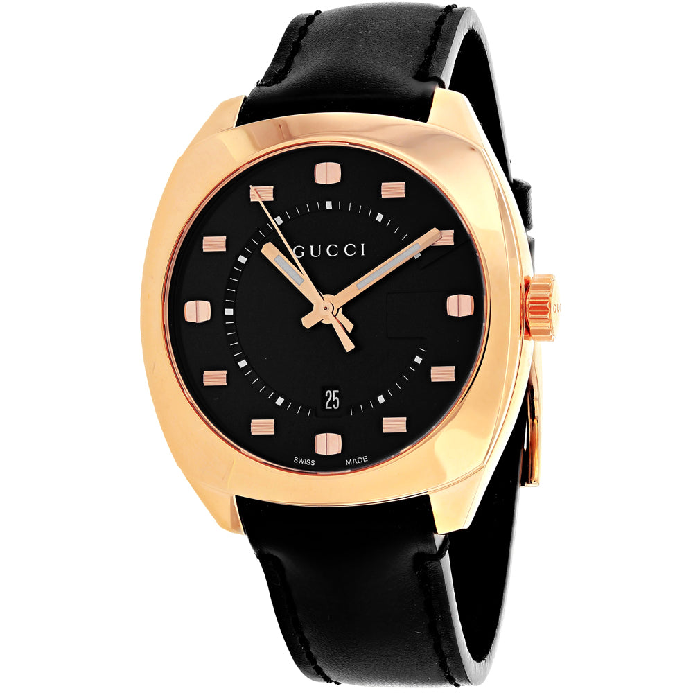 Gucci Men's GG2570 Black Designer Luxury Watch