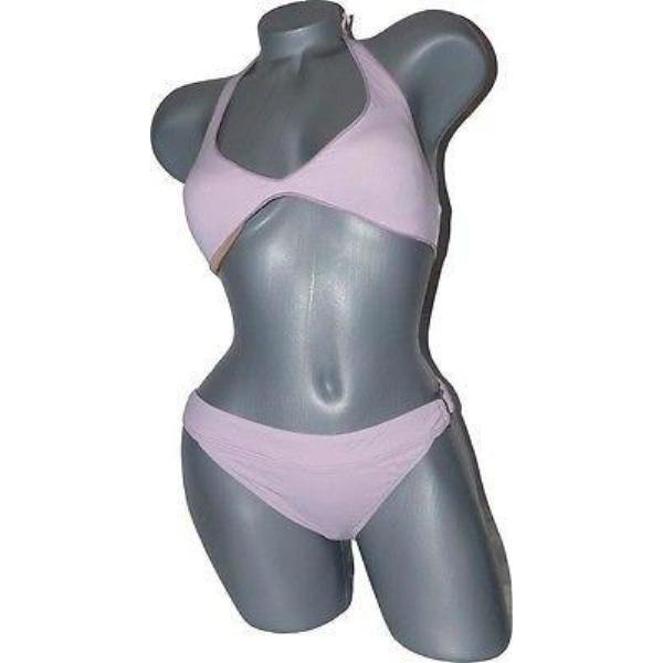 MONOPLAZA bikini swimsuit Spain G L Large 2 piece pink-Swimwear-Monoplaza-Large-Pink-Jenifers Designer Closet