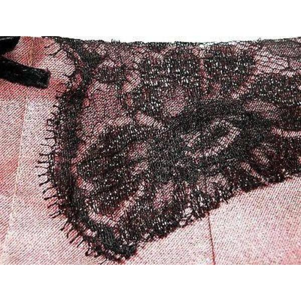 JUST CAVALLI corset skirt red glitter black lace 40 S pencil-Skirts-JUST CAVALLI-40-Red/Black-Jenifers Designer Closet