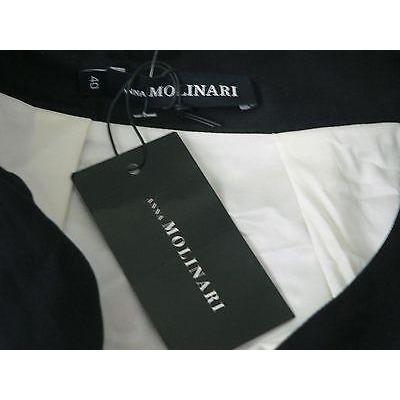 ANNA MOLINARI silk career skirt 40 luxe runway designer mini flouncy-Skirts-Anna Molinari-40-multi-Jenifers Designer Closet