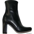 MaxMara boots leather Italy black 35 5 chic ankle designer heels-Boots-Max Mara-35 (5)-Black-Jenifers Designer Closet
