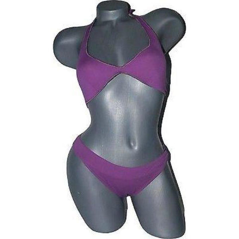 MONOPLAZA bikini M swimsuit Spain $175 rings halter 2pc-Swimwear-Monoplaza-Medium-Berry-Jenifers Designer Closet