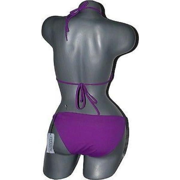 CHRISTIAN LACROIX designer bikini swimsuit logo 42-Swimwear-Christian Lacroix-42-fuschia-Jenifers Designer Closet