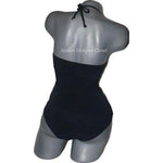 GOTTEX swimsuit ruched 6 jeweled cinched tummy control bandeau slimming-Swimwear-Gottex-6-Black-Jenifers Designer Closet