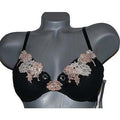 ONGOSSAMER Bump it Up push-up bra lace sequins 34C black-Bras & Bra Sets-Ongossamer-34C-Black-Jenifers Designer Closet