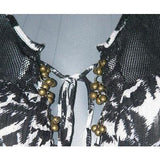 LaROK Shabbona S XS tunic top Kimono sleeve bat wing chiffon light airy-Tops & Blouses-LaRok-XS/S-Black-Jenifers Designer Closet