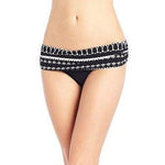 NANETTE LEPORE S swimsuit bikini black padded underwire top foldover bottoms-Swimwear-Nanette Lepore-Small-Black/white-Jenifers Designer Closet