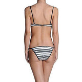 GIANFRANCO FERRE bikini swimsuit Italy black white padded underwire-Swimwear-Gianfranco Ferre-Jenifers Designer Closet