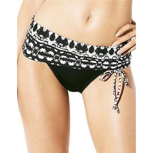 BADGLEY MISCHKA 6 swimsuit 2pc bikini adjustable bottoms underwire top black-Swimwear-Badgley Mischka-6-Black-Female-Jenifers Designer Closet