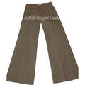 MARNI runway slacks 38/2 pants $705 trousers flare legs walnut tan flat front-Pants-Marni-38/2-Tan-Jenifers Designer Closet