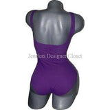 GOTTEX designer swimsuit $249 10 2-way slimming ruched draped-Swimwear-Gottex-10-Purple-Jenifers Designer Closet