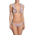 JE M'EN FOUS bikini swimsuit Italy ruffled high-end runway taupe-Swimwear-Je M'en Fous-Jenifers Designer Closet